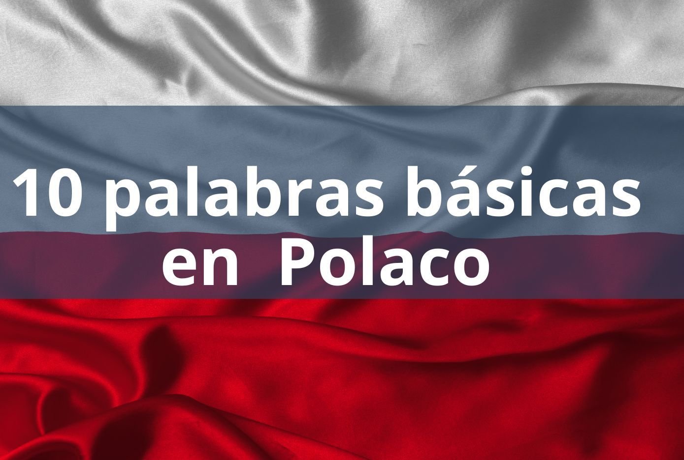 Las 10 palabras básicas en Polaco
