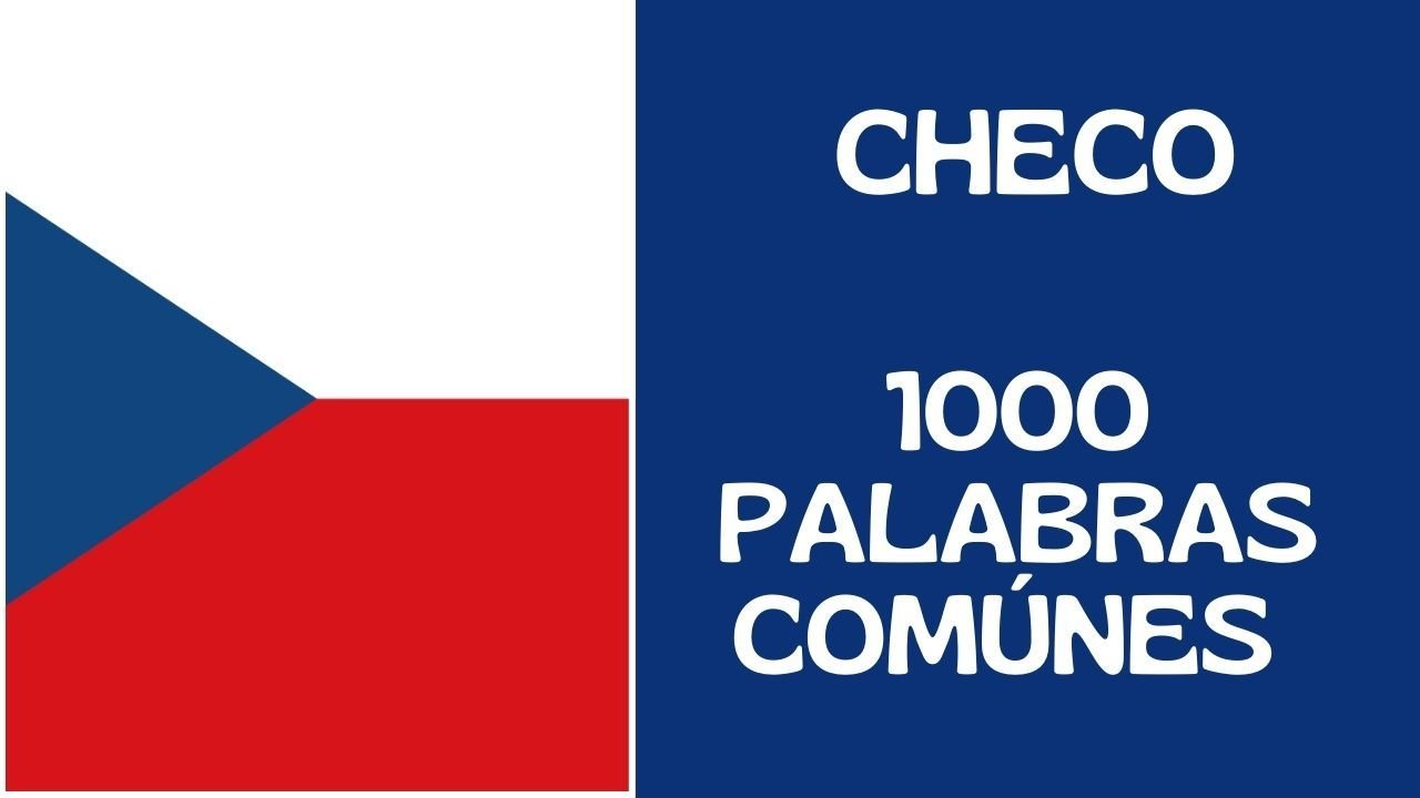 mil palabras comunes en checo