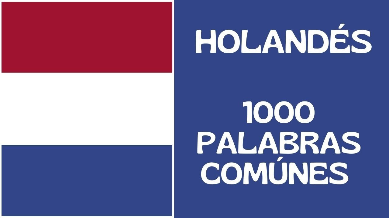mil palabras comunes en holandes
