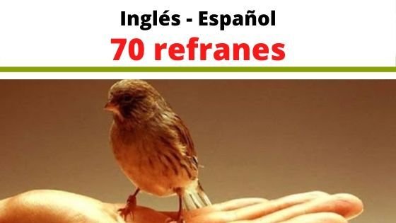 70 Refranes en Inglés y Español