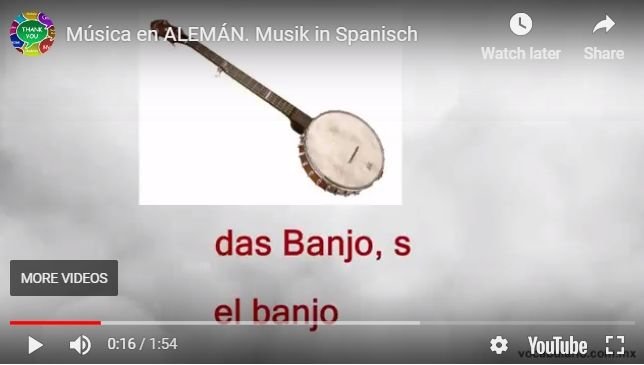Música en ALEMÁN