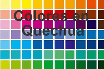 Colores en QUECHUA
