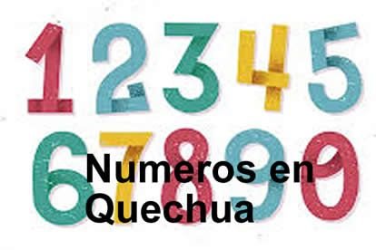 Números en QUECHUA