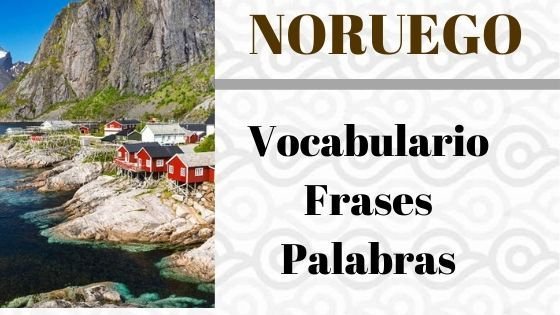 Noruego – Vocabulario y frases