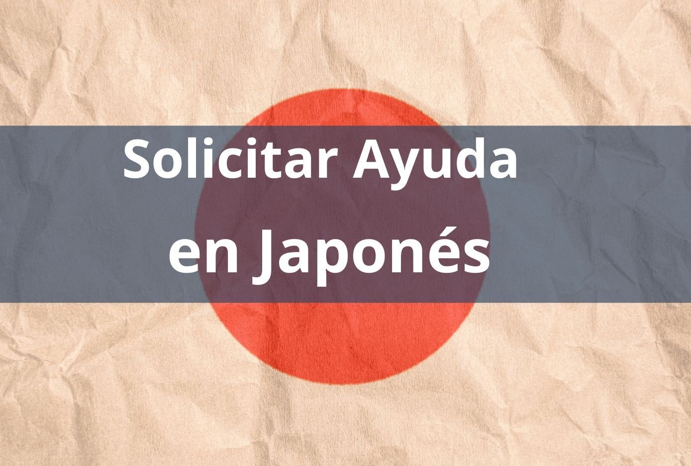 ayuda en japones
