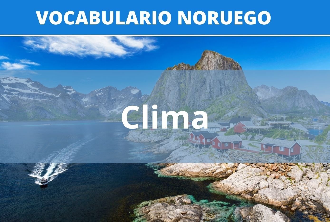 clima en noruego vocabulario