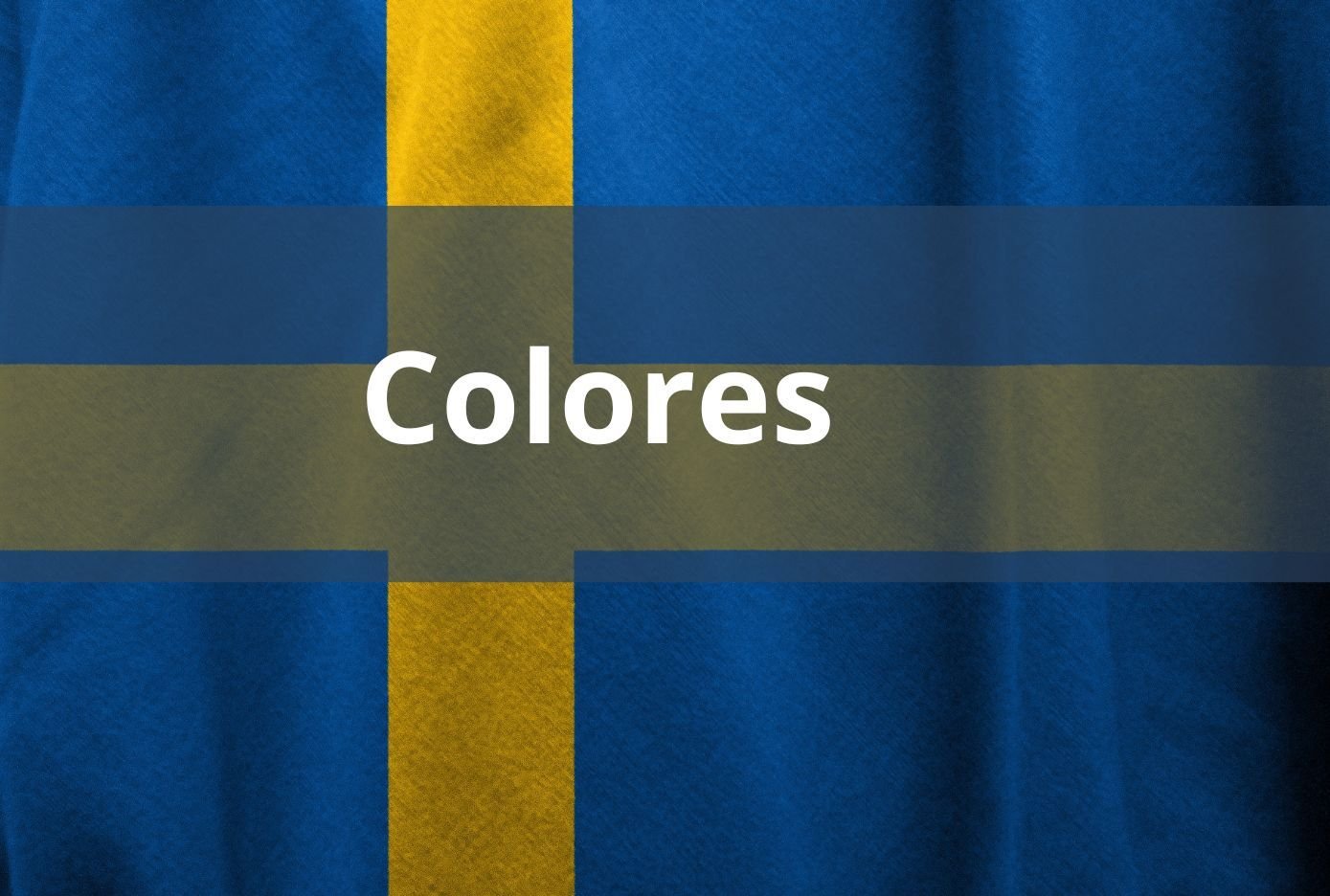 Cómo se dice en Sueco los colores