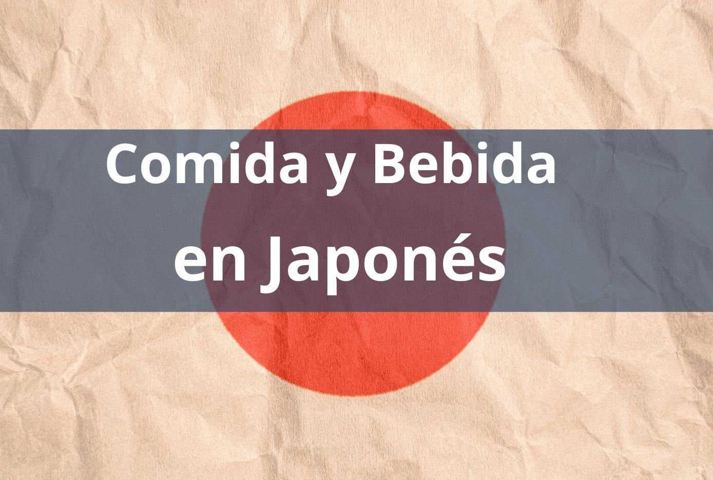 como se dice en japones bebidas