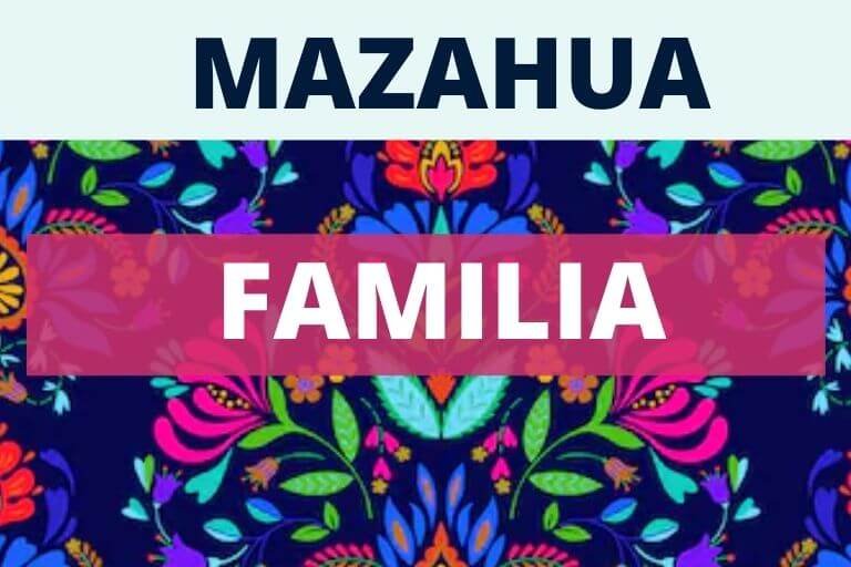 Miembros de la familia en Mazahua
