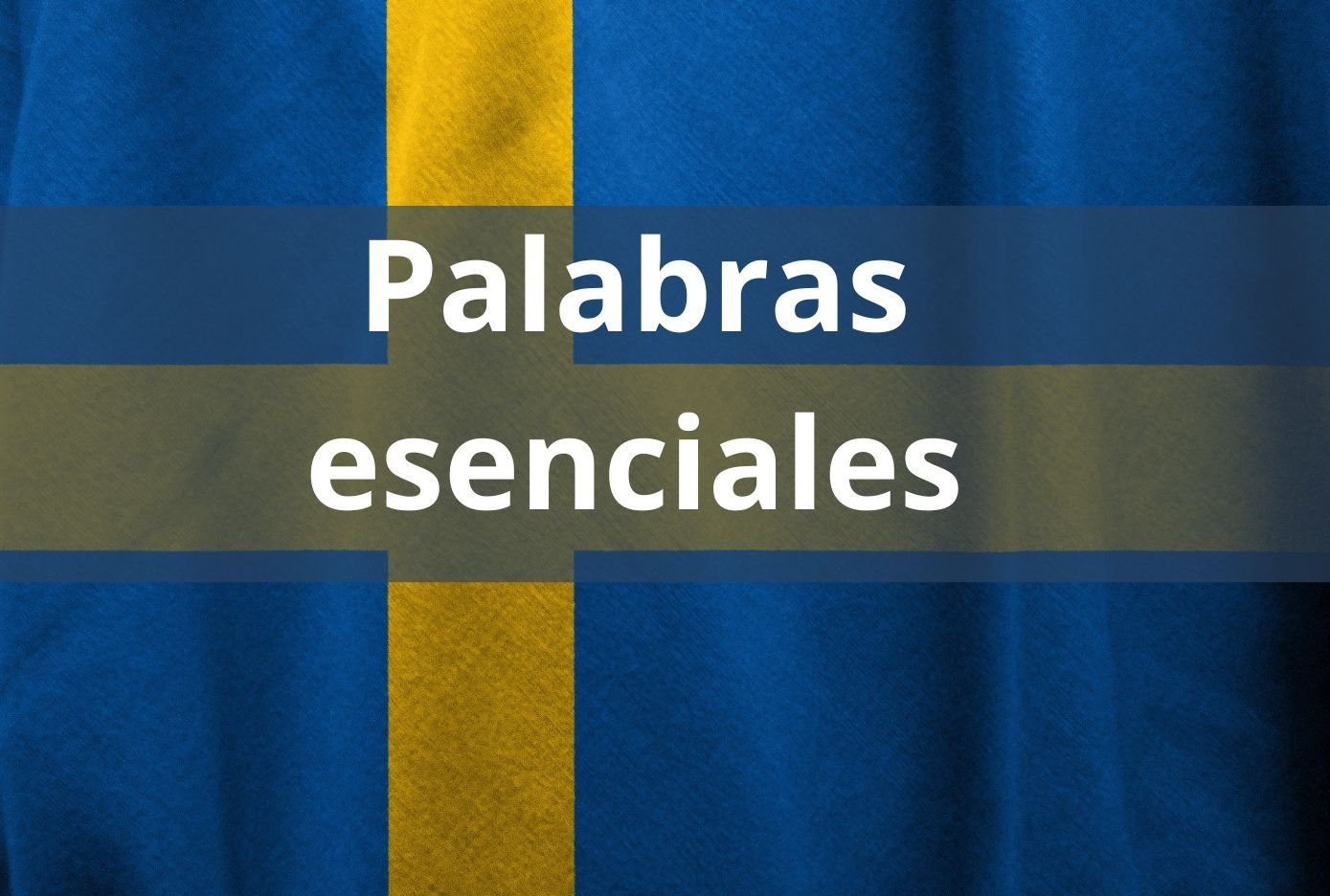 Palabras esenciales Sueco, aprende el idioma