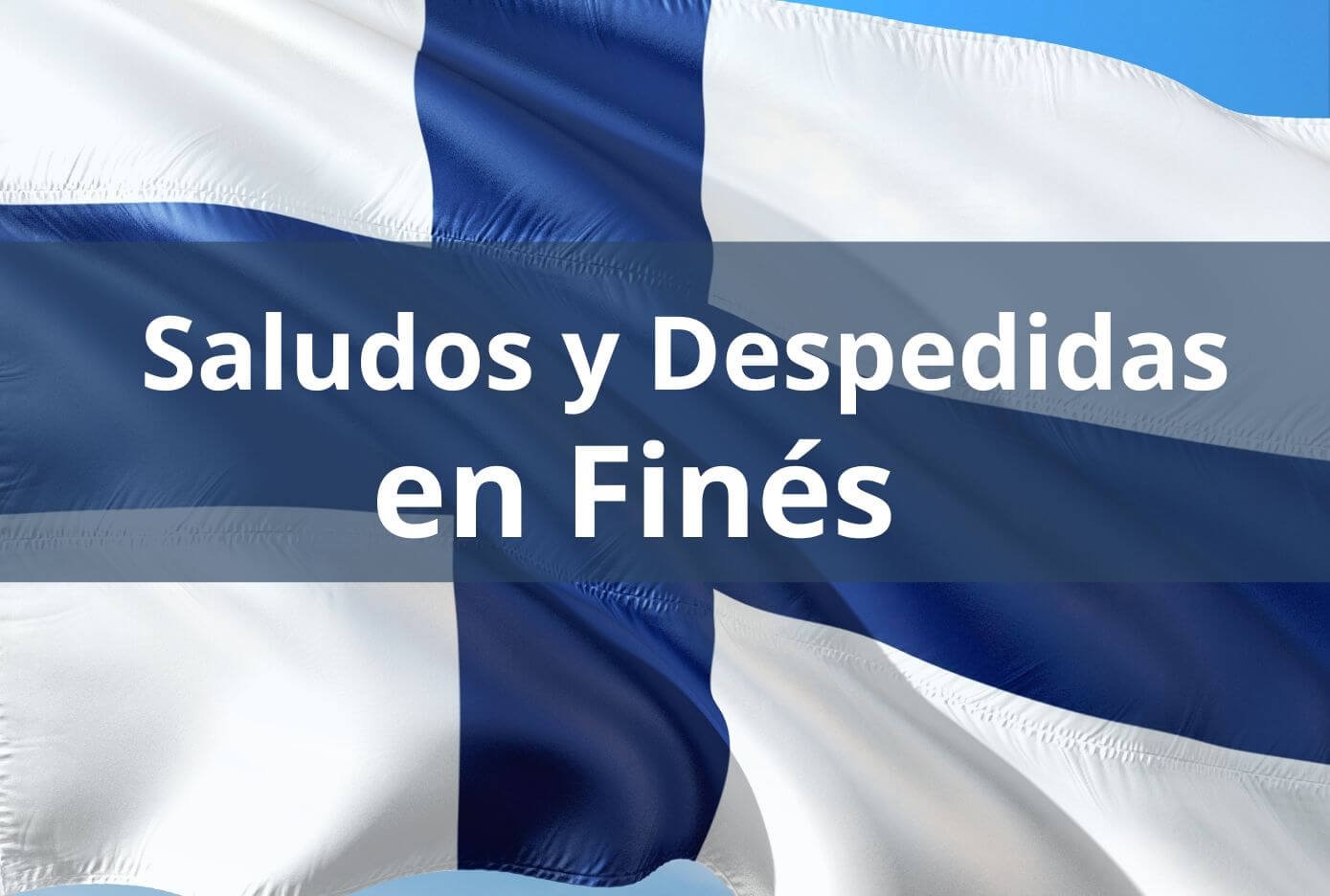 Aprende a saludar y a despedir en Finés